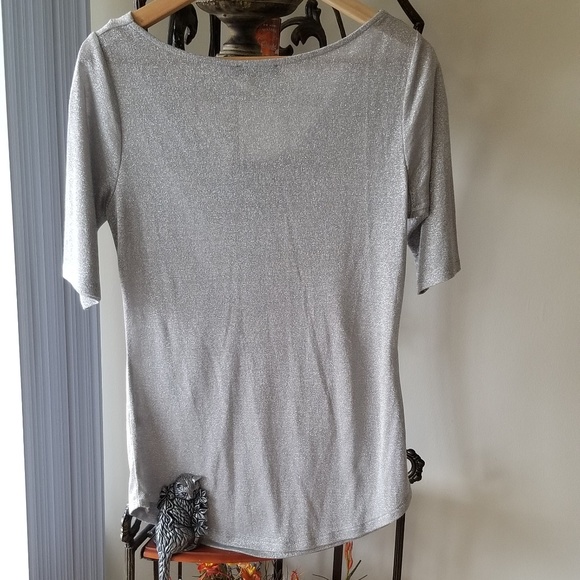 The Limited Woma's Gray Shirt-Top Size M - Picture 2 of 6